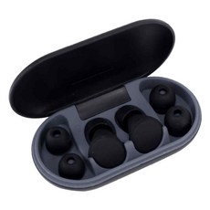 DTAudio 柔眠睡眠耳塞 黑色 EP-S2-K, 1套, 6個裝