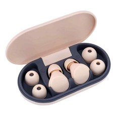 DTAudio 柔眠睡眠耳塞 米色 EP-S2-W, 1套, 6個裝