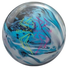 HAMMER Black Widow Mania 混合保齡球, 1個, Black + White + Cobalt