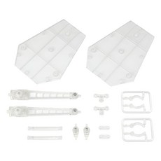 BANDAI 魂 STAGE ACT MECHANICS 可動支撐架/台座 適用機體類型, 透明色, 1個