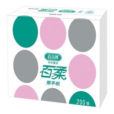 百吉牌 百柔擦手紙巾 200張, 1套, 20個裝