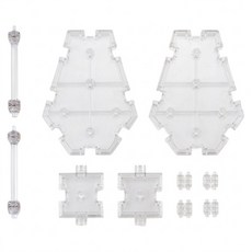BANDAI 魂STAGE ACT.COMBINATION 支撐台座, 透明色, 2個