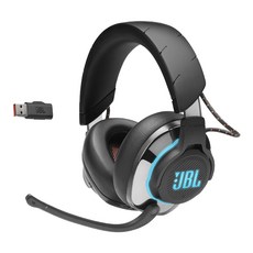 JBL RGB環繞音效無線三模降噪電競耳機, 黑色, Quantum 810