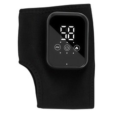 AERIVO 無線震動熱敷護踝帶, 黑色, 單一商品