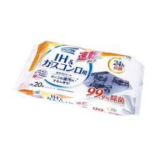 Life-do.Plus IH爐/瓦斯爐清潔濕巾抗菌速乾20抽, 1個