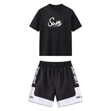 Seekis 男士運動游泳速乾泳衣套裝