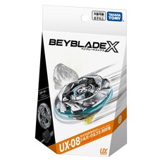 BEYBLADE X 戰鬥陀螺X UX-08 霜輝銀狼 BB93949, 混和顏色, 1套