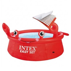 INTEX 簡易裝EASY SET游泳池 880L 適用3歲以上 26100NP, 螃蟹, 1個