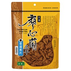 大溪廖心蘭豆干 老道素片, 320g, 1包