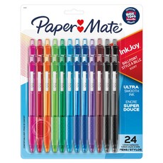 Paper Mate InkJoy 原子筆 1.0mm 24支, 混和顏色, 1套
