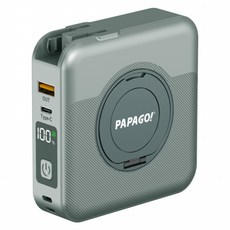 PAPAGO 五代多功能防爆行動電源 10000mAh Type-C, 灰色, PA-WL721