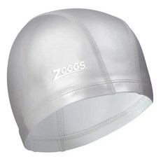 ZOGGS 二合一合成泳帽 465034-SI, 銀色, 1個