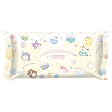 Sanrio 三麗鷗 加厚純水濕紙巾 夢幻泡泡, 1個, 80張, 425g