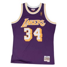 mitchell & ness NBA 球迷版球衣 SHAQUILLE ONEAL 34 1996-97 湖人 ROAD