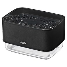 OXO 按壓式海綿給皂機, 經典霧黑, 1個