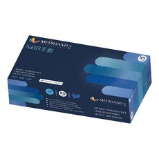MEDIHAND 美恆 NBR手套 厚款 100入, 藍紫色, XS, 1套