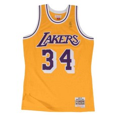 mitchell & ness NBA 球迷版球衣 SHAQUILLE ONEAL 34 1996-97 湖人 主場