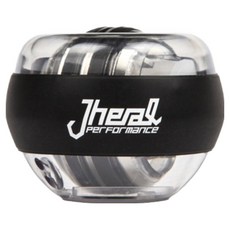 J heal 第6代 速度反應型 LED 自動陀螺球, 透明 + 黑色握把, 1個