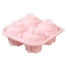 FaSoLa 食品用矽膠鬱金香冰格/製冰盒 ZF-458, 粉色, 1個