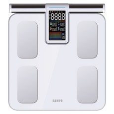 SAMPO 聲寶 八電極智能體脂計, 白色, 1個, BF-Z2502BL
