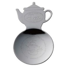 SALUS 佐藤金屬 造型茶葉匙 茶壺, 銀色, 1個