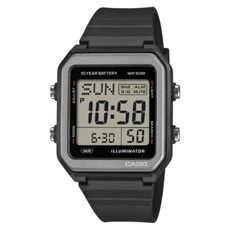 CASIO 卡西歐 多功能數位電子運動錶 W-221H-1AVDF, 黑色, 1個