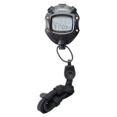 CASIO 卡西歐 百組記憶計時碼表 HS-80TW-1DF, 黑色, 1個