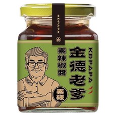 KDPAPA 金德老爹 豆豉辣椒醬 素醬, 200g, 1個