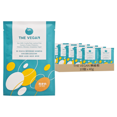 THE VEGAN 樂維根 經典植物優蛋白粉 隨身包 燕麥奶, 40g, 10個
