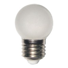 MAX STAR 太星電工 四季光LED磨砂燈泡 1W E27, 白色, 1個