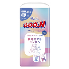 GOO.N 大王 長時間防漏褲型紙尿褲 12~22kg, 38片, XL