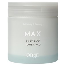 OBgE 台灣公司貨 舒緩 MAX 抽取式爽膚棉片, 1個, 60片
