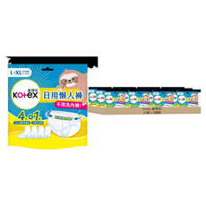 Kotex 靠得住 懶人褲組 棉片 29cm 4個 + 生理褲 L~XL, 14套, 5個裝, 日用