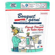 BOUQUET GARNI 7酵綠精靈 室內晾曬用 洗衣膠囊, 1套, 60個裝