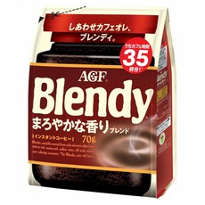 AGF Blendy 柔香即溶咖啡補充包, 70g, 1個, 1個裝