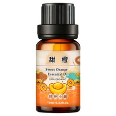 財神小舖 天然擴香單方有機精油, 1件, 10ml, 甜橙 清新柑橘 明亮果香