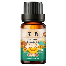 財神小舖 天然擴香單方精油, 1件, 10ml, 茶樹 清新純淨 草本香氣