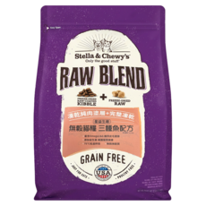 Stella&Chewy's 星益生趣 凍乾無穀貓糧 三種魚配方 2.5lb, 1.1kg, 1個, 鮭魚