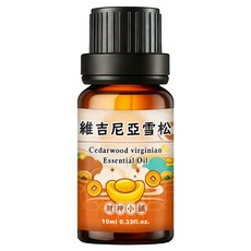 財神小舖 天然擴香單方精油, 1件, 10ml, 維吉尼亞雪松 乾淨沉穩 木質香氣