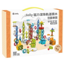 Jolly 恐龍樂園磁力滾珠軌道組 223片, 混和顏色, 1套