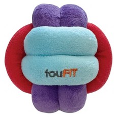 fouFIT 嗅聞藏食六環球 4吋, 紅藍色, 1個