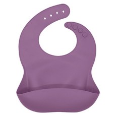 babypark 韓國嬰兒矽膠圍兜, 紅酒色, 1個, 1個裝