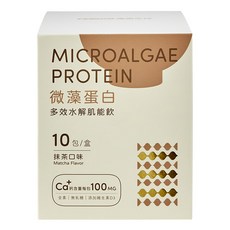 FEBICO 遠東生技 微藻蛋白多效水解肌能飲 抹茶口味, 25g, 1套