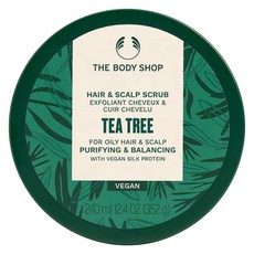 THE BODY SHOP 美體小舖 台灣公司貨 茶樹淨化頭皮去角質洗髮霜, 1件, 240ml