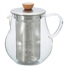HARIO 好璃奧 日本 極簡花茶壺 700ml TPC-70HSV 透明 1個
