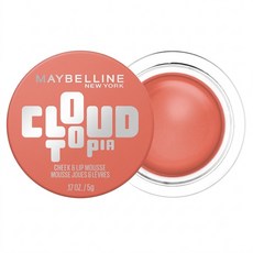 MAYBELLINE 媚比琳 雲朵飄飄柔霧兩用唇頰膏 5g, 10 日落磚紅, 1件