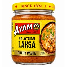 AYAM 雄雞標 叻沙咖哩醬, 185g, 1個