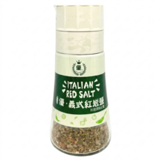 YASASHII 優 義式紅岩鹽, 100g, 1個