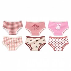 BABY PLUS 寶貝家 三角女童內褲 6件組
