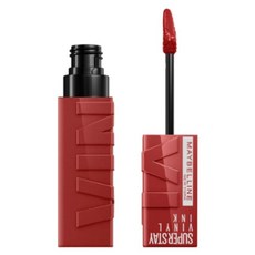 MAYBELLINE 媚比琳 安可拉裸紅系列 超持久水光鎖吻唇釉, 220 毛呢磚酒紅, 1個